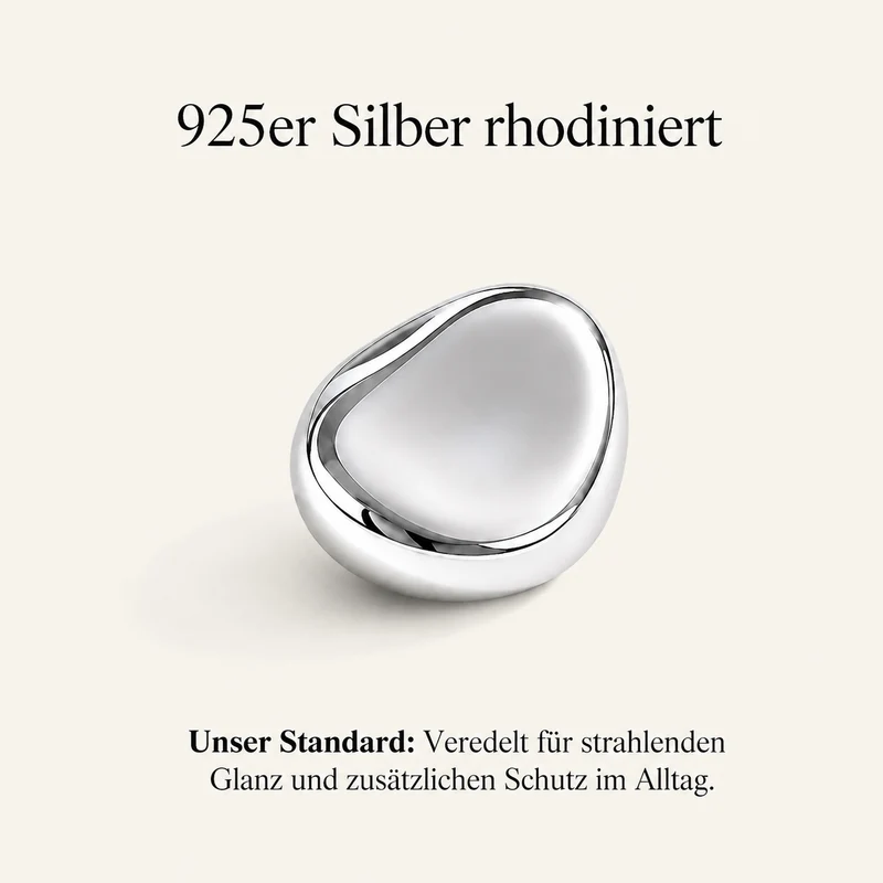 D'Joy 1,57 ct. 2er-Set Moissanit Stacking Ringe, 925 Silber rhodiniert