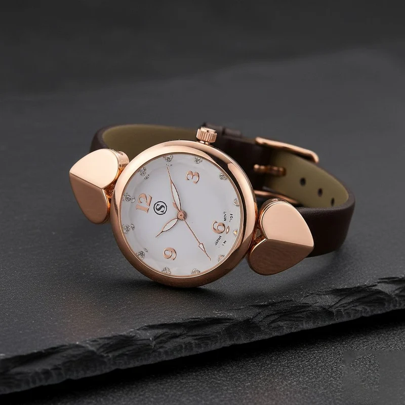 STRADA Uhr mit PC21S Japan-Uhrwerk, Edelstahl-Mesh-Armband, Graufarben mit Kristallzifferblatt,, Grau
