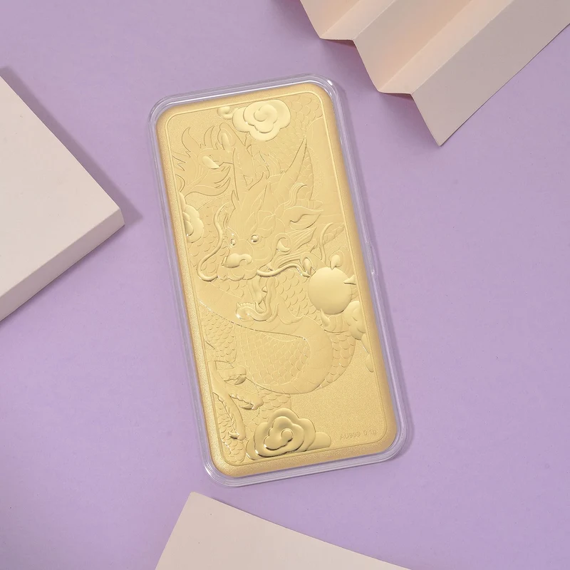 999er Goldfolie mit Pixiu-Motiv, 100mg, 16x8cm