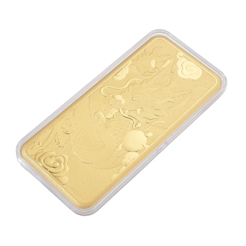 999er Goldfolie mit Pixiu-Motiv, 100mg, 16x8cm