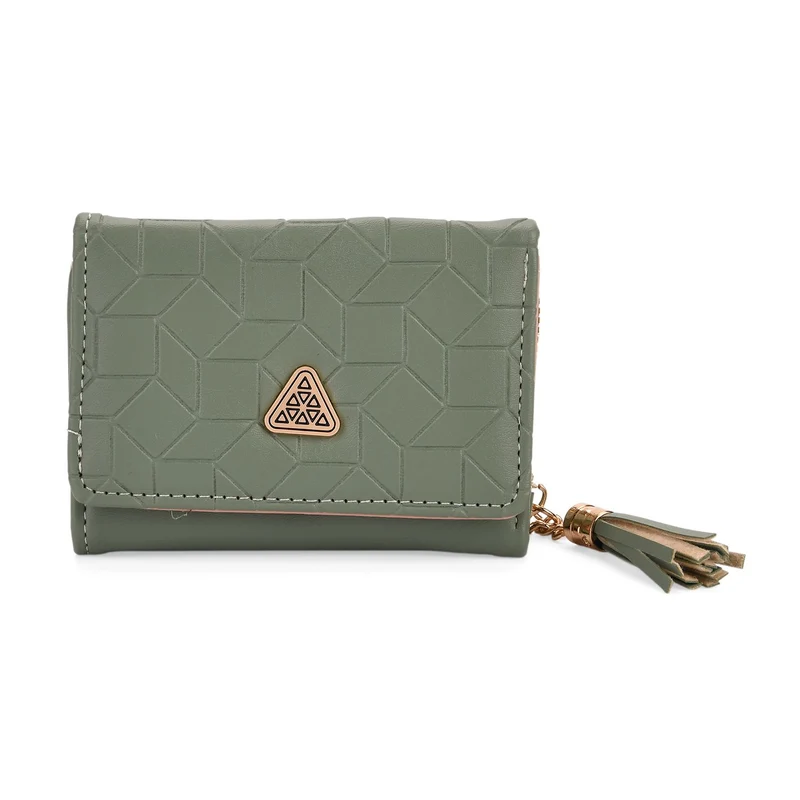 Portemonnaie mit RFID-Schutz, Reißverschluss und Kartenfächern, 22,5x11 cm, Braun