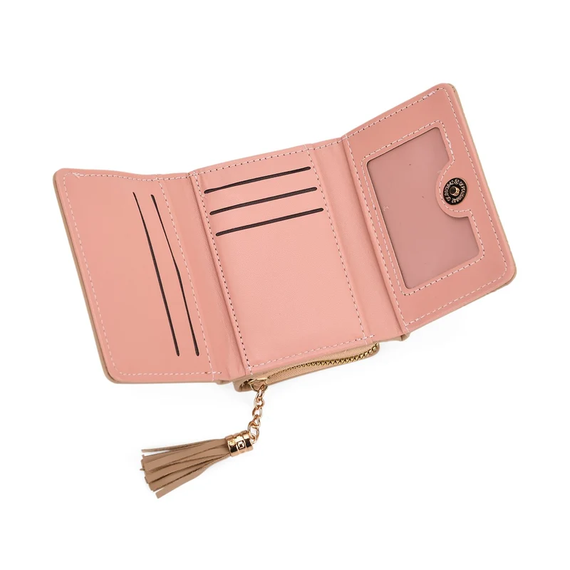 Portemonnaie mit RFID-Schutz, Reißverschluss und Kartenfächern, 22,5x11 cm, Braun