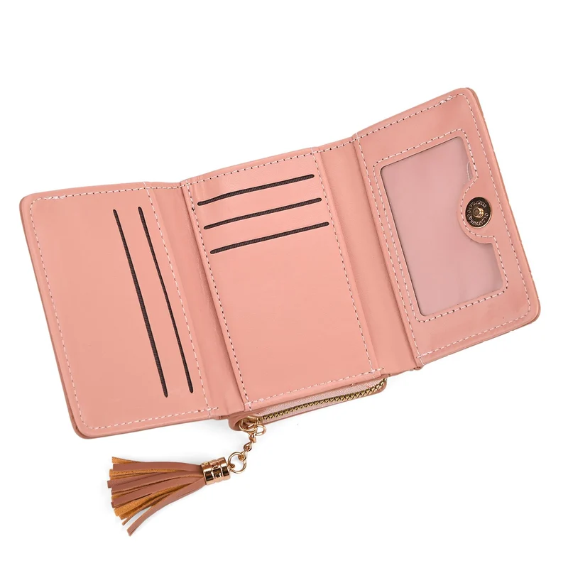 Portemonnaie mit RFID-Schutz, Reißverschluss und Kartenfächern, 22,5x11 cm, Braun