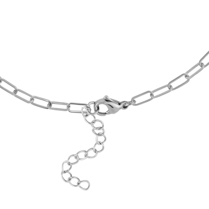 EVER TRUE 3er- Set - Büroklammerketten ca. 46 cm, 56 cm, 65 cm, 316L Edelstahl Goldfarben