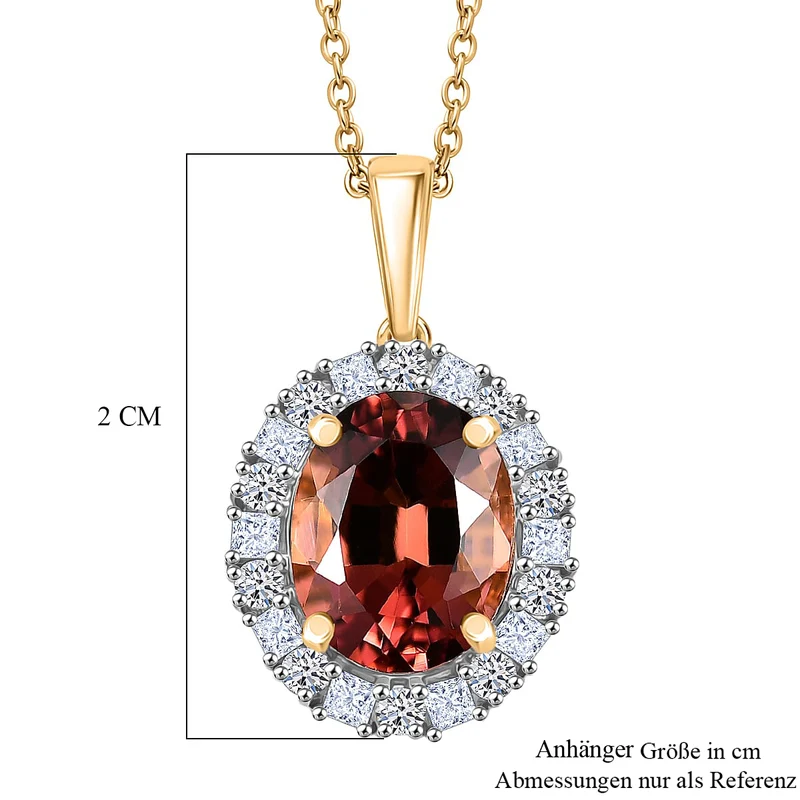 AAA Byzantinischer Turmalin, Lab Grown Diamant Schmuckset ca. 50 cm 417 Gold ca. 2,56 ct.