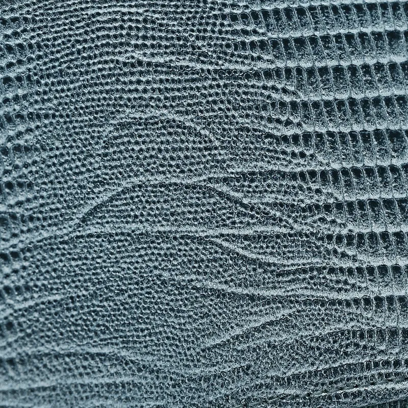 LA MAREY Geldbörse aus Leder mit RFID Schutz und Eidechsen Prägung, 18,4 x 10,2 cm, Schwarz