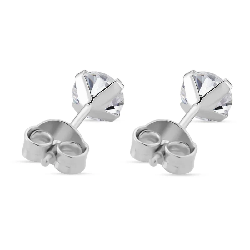 D'Joy Moissanit Ohrringe 925 Silber vergoldet ca. 0.88 ct