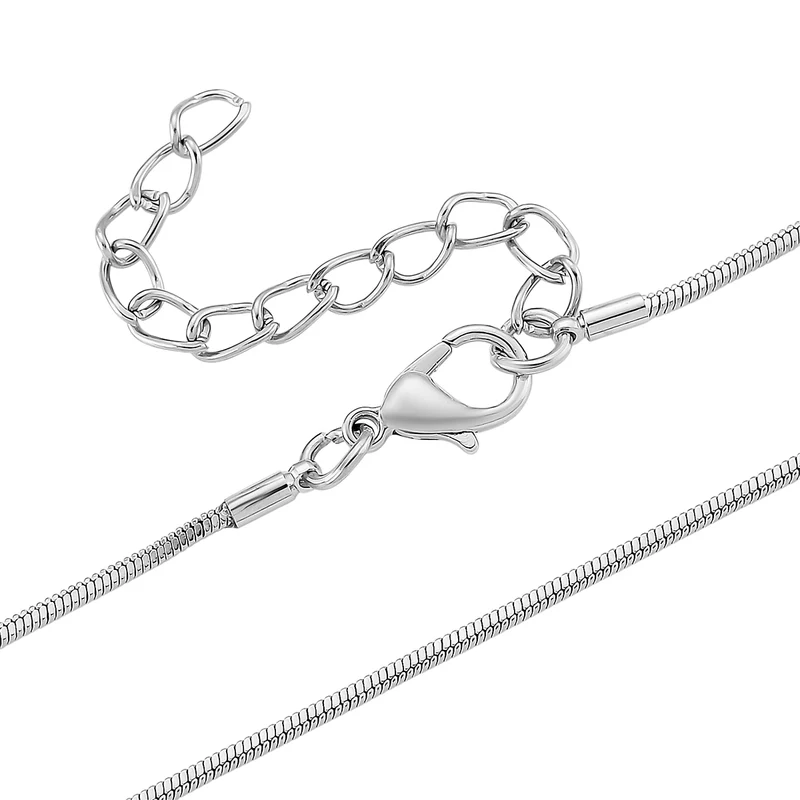 Mystischer Weißer Kristall, Weißer Kristall Anhänger mit Kette ca. 63.5 cm + 5 cm Extender