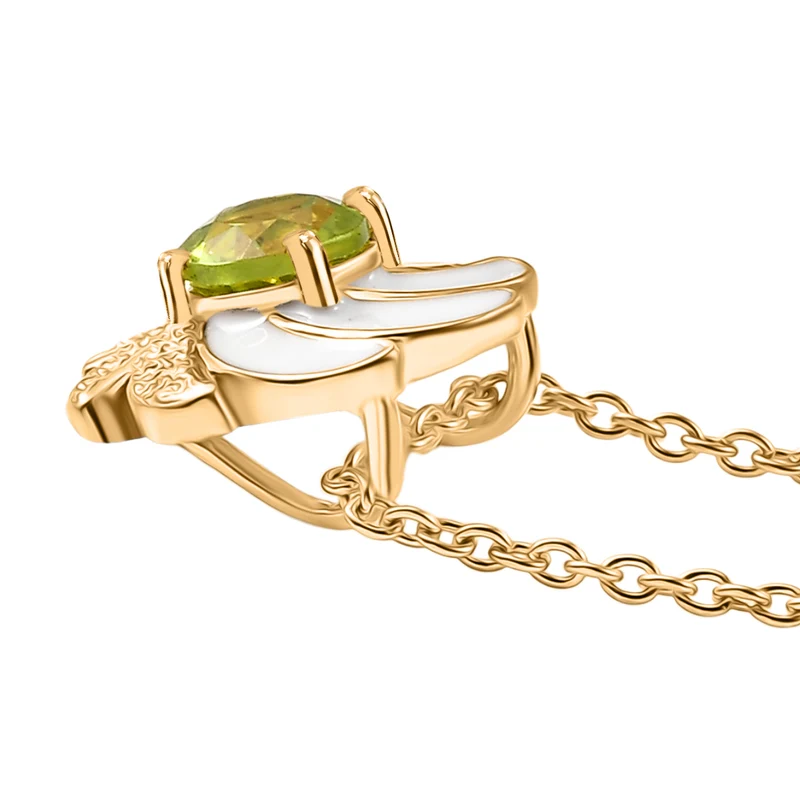 EVER TRUE Peridot Schmuckset ca. 50 cm ca. 0.91 ct