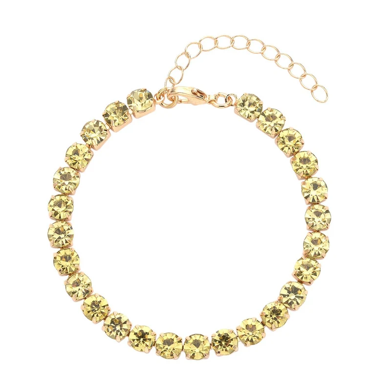 9er-Set - gelbe Muschelkernperle Ohrringe und gelbe Kristall Ohrringe und Armband, Messing und Edelstahl