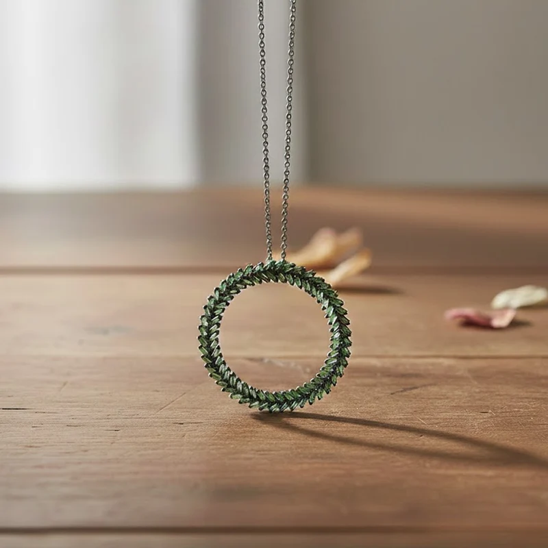 LUXURIANT SGL zertifizierter VS-EF Labor gelber Diamant Anhänger mit 50cm Kette, 925 Silber rhodiniert - 1 ct.