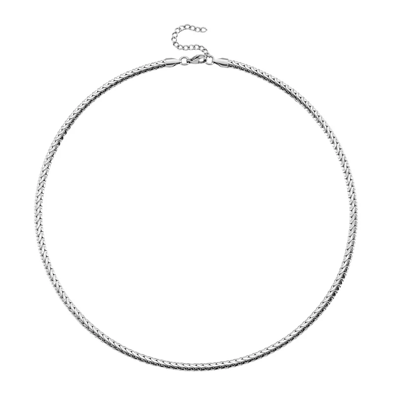 DESIGNER INSPIRIERT - 2er Fancy 316L Edelstahl Ketten Set ca. 50 cm Goldfarben