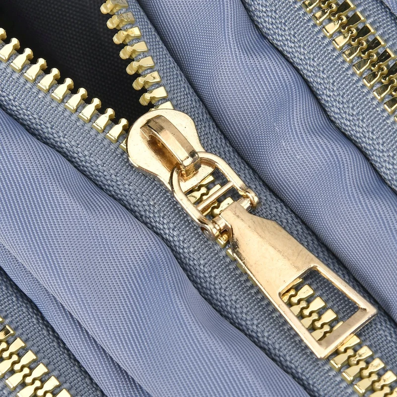 Multifunktionale RFID-geschützte Nylon Gürteltasche mit Schnellverschluss, 36x4x13cm, Rosa