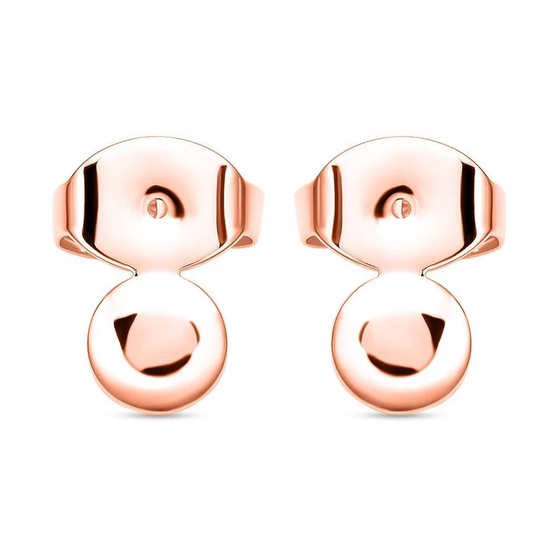 Ohrring-Verschluss, 925 Silber rosévergoldet