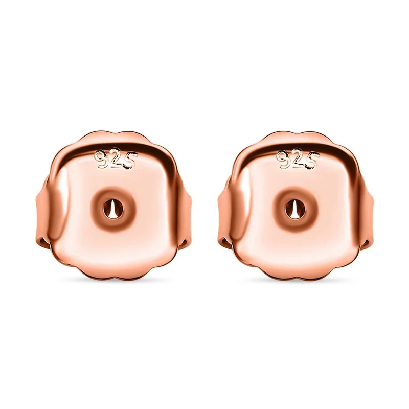 Ohrring-Verschluss, 925 Silber rosévergoldet