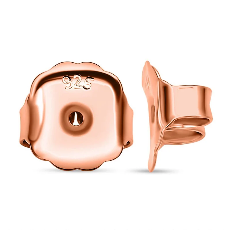 Ohrring-Verschluss, 925 Silber rosévergoldet