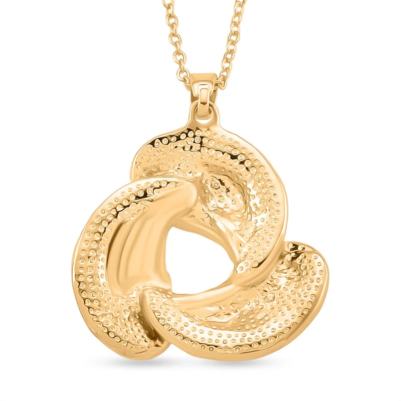2er-Set Emaille-Anhänger mit Kette und Ohrsteckern, abstraktes Design, Grün