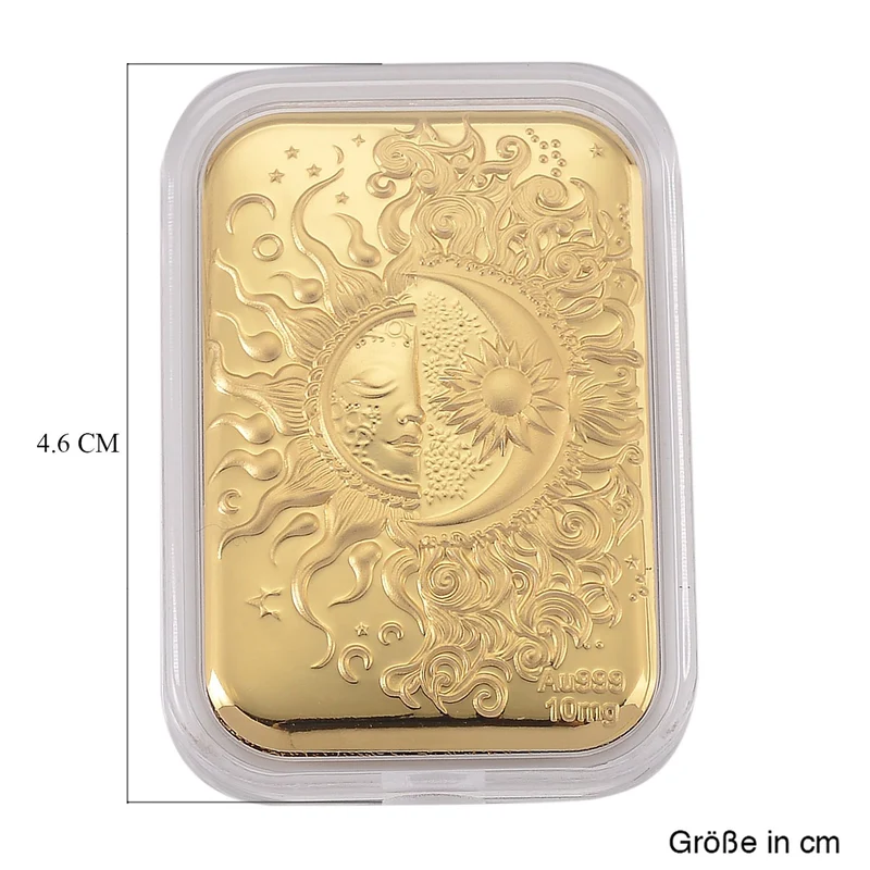 999 Gold Schmuckzubehör, Sonne und Mond