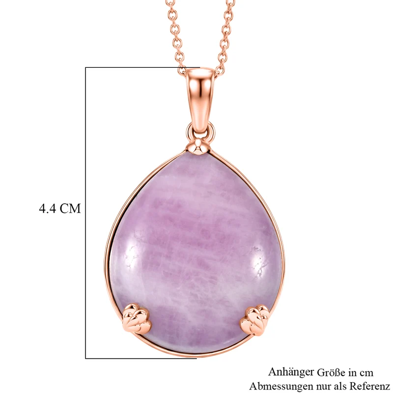 EVER TRUE Kunzit Schmuckset ca. 50 cm ca. 35.83 ct