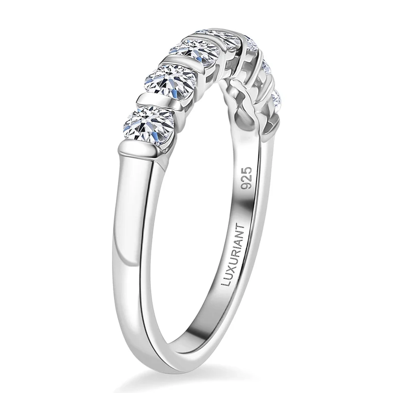 LUXURIANT DIAMOND - Lab Grown Diamant Schmuckset 925 Silber Rhodiniert (Größe 17) ca. 2.75 ct