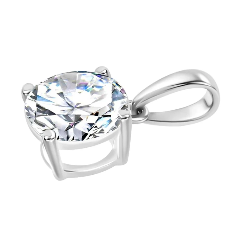 EINMALIGES ANGEBOT - 3er Set Moissanit Ring, Anhänger, und Ohrringe, 925 Silber ca. 3.80 ct